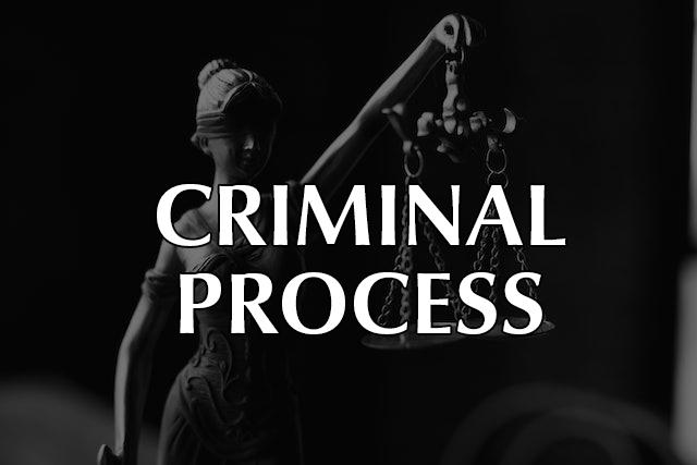 Criminal lawyer criminal process